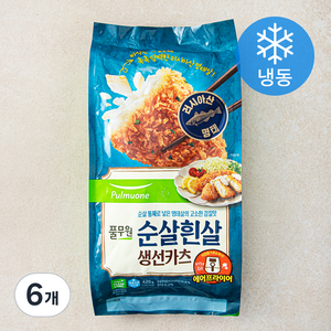 풀무원 순살흰살 생선카츠 (냉동), 420g, 6개