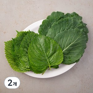 국내산 깻잎&케일, 70g, 2개