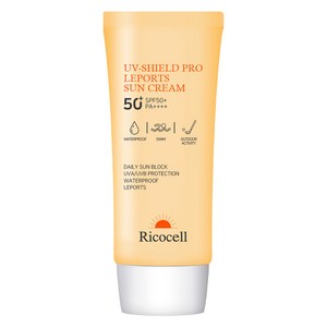 리코셀 유브이 쉴드 프로 레포츠 선크림 SPF50+ PA++++, 70ml, 1개