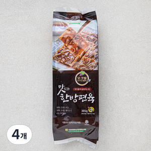 포크빌 맛있는 한방편육, 365g, 4개