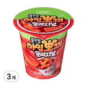 풀무원 아임뽀끼 오리지널 떡볶이, 102g, 3개