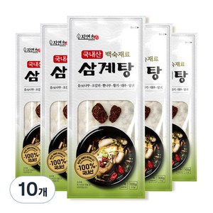 자연초 삼계탕 백숙재료, 100g, 10개