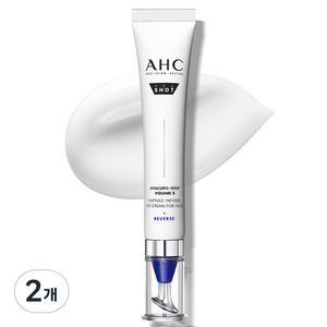 AHC 프로 샷 히알루로 딥 볼륨 5 캡슐 인퓨즈드 아이크림 포 페이스, 30ml, 2개