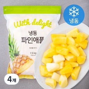 코스타리카산 파인애플 (냉동), 1.5kg, 4개