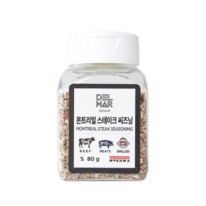 딜리셔스마켓 몬트리얼 스테이크 시즈닝 소형, 80g, 1개