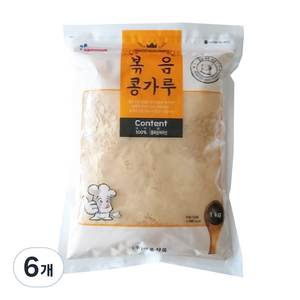 한울식품 볶음 콩가루, 6개, 1kg