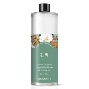 코코도르 대용량 디퓨저 리필, 편백, 500ml, 1개