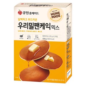 큐원홈메이드 우리밀 팬케익믹스, 430g, 1개
