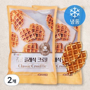 곰곰 클래식 크로플, 250g, 2개