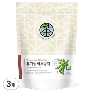 평창다원 유기농 작두콩차 삼각티백, 1.5g, 20개입, 3개