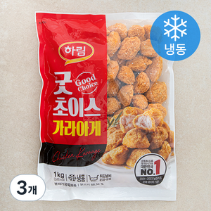 하림 굿초이스 가라아게 (냉동), 1kg, 3개