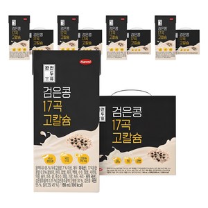 한미 완전두유 검은콩 17곡 고칼슘, 190ml, 100개