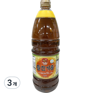 불로 들진기름, 1.8L, 3개