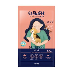 윌로펫 퍼피 뉴트리탑 반려견 소프트사료, 닭, 1.2kg, 1개