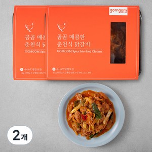 곰곰 매콤한 춘천식 닭갈비, 1kg, 2개