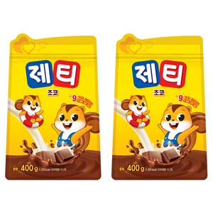 제티 쵸코렛맛 분말, 400g, 1개입, 2개