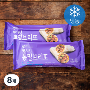 핫치킨 통밀 브리또 (냉동), 125g, 8개