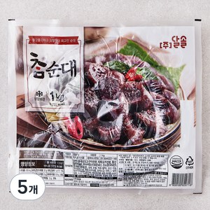 달솔 참순대, 1kg, 5개