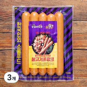 목우촌 주부 9단 불고기 프랑크, 500g, 3개