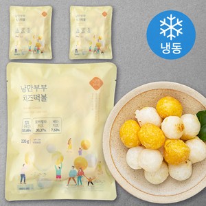 낭만부부 치즈떡볼 (냉동), 3팩, 235g