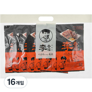 이춘복육포 비법 고소한 치즈육포, 30g, 16개