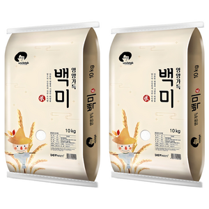 엉클탁 영양가득 백미, 상등급, 10kg, 2개