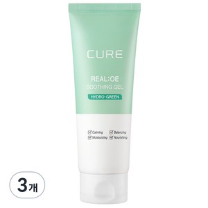 김정문알로에 큐어 수딩젤, 150ml, 3개