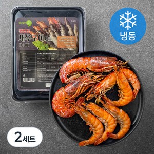 고고새우 캠핑용 새우구이 세트 (냉동), 430g, 2세트