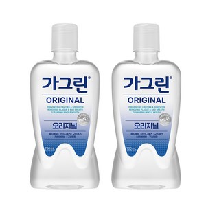 가그린 오리지널 구강청결제, 750ml, 2개