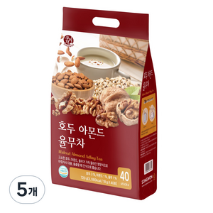 우리차 호두 아몬드 율무차, 18g, 40개입, 5개