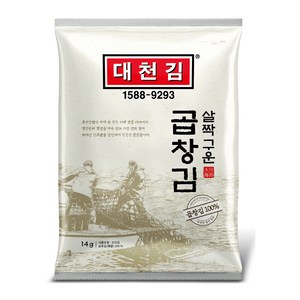 대천김 살짝 구운 곱창김, 140g, 1개