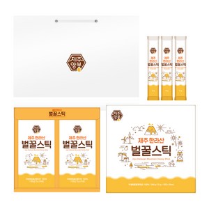 제주벌꿀스틱 달콤허니 8호 12g x 20p + 쇼핑백, 240g, 1개