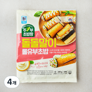 대림선 돌돌말이 롤유부초밥, 285g, 4개