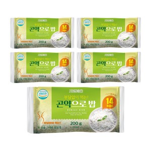 자연다움 곤약으로 밥, 200g, 5개