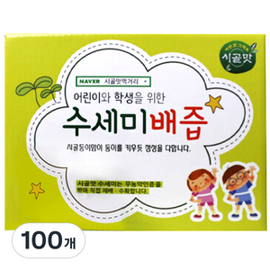 시골맛먹거리 수세미 배즙 어린이 학생용, 120ml, 100개