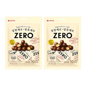 롯데제로 크런치 초코볼, 140g, 2개