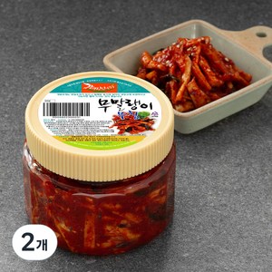 강경신안 무말랭이 무침, 500g, 2개