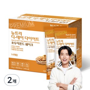 뉴트리디데이 다이어트 쉐이크 호두아몬드 14p, 25g, 2개