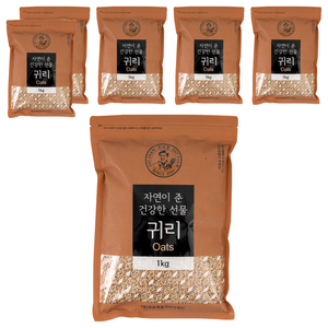 귀리팜 정읍명품 귀리, 1kg, 6개