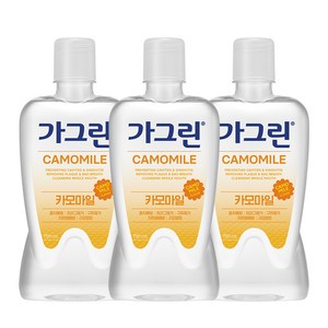 가그린 카모마일 구강청결제, 750ml, 3개