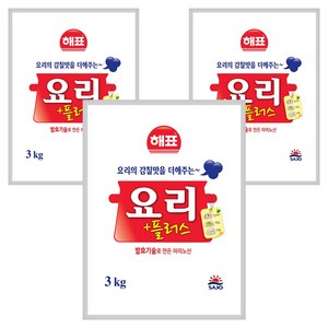 해표 요리플러스, 3kg, 3개