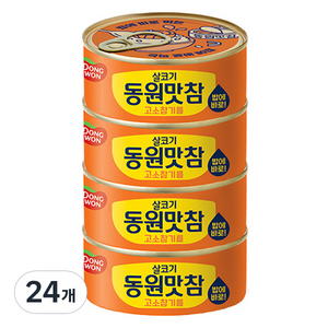 동원 살코기 맛참 고소참기름, 90g, 24개