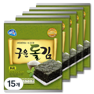 바다맘 구운돌김, 15g, 15개