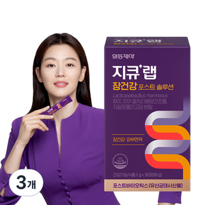 지큐랩 일동제약 장건강 포스트 솔루션 30p, 60g, 3개