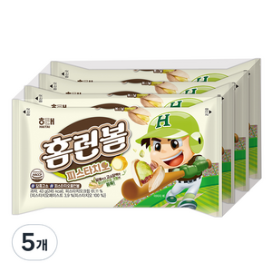 해태제과 홈런볼 피스타치오 과자 4p, 172g, 5개