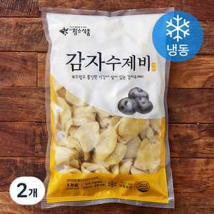 황소식품 감자수제비 (냉동), 1kg, 2개