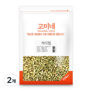 고미네 카다멈 향신료, 100g, 2개