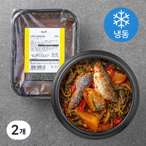 남도애꽃 시래기 고등어 조림 (냉동), 650g, 2개