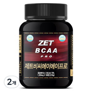 제트리션 제트BCAA프로 1200mg, 180정, 2개