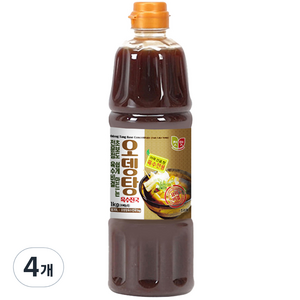 첫맛 오뎅탕 육수 진국, 1kg, 4개